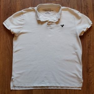 White AE Polo - Sz M